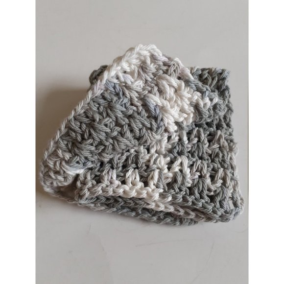 Set of 3  dish cloths grey white melange - Picture 3 of 7